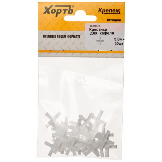Крестик для кафеля 3.0мм (30шт)