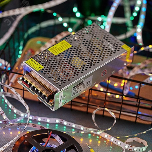 Источник питания 220 V AC/24 V DC 6,25 A 150 W с разъемами под винт, без влагозащиты (IP23)