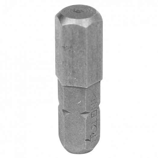 Вставка (бита) торцевая 1/4', HEX, 7 мм, L = 25 мм