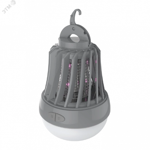 Светильник антимоскитный 7 Вт с подвесом от батареек 3AAА Mosquito Gauss