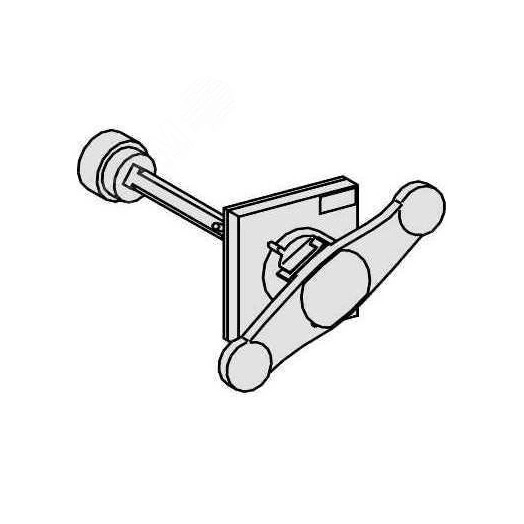 Рукоятка выносная поворотная красно-желтая для INS320/630