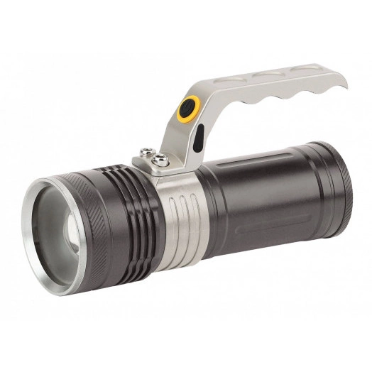 Фонарик кемпинговый походный ударопрочный, металлический алюминиевый корпус, 3 режима, регулируемый фокус PA-804  ЭРА