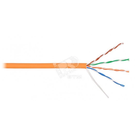 Витая пара FTPнг 4 пары AWG 24 категория 5е экран Cu Premium