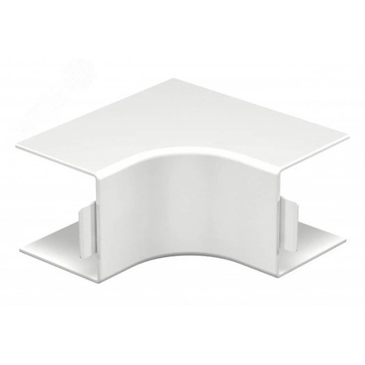 Крышка внутреннего угла кабельного канала WDK 60x60 мм (ПВХ, белый)