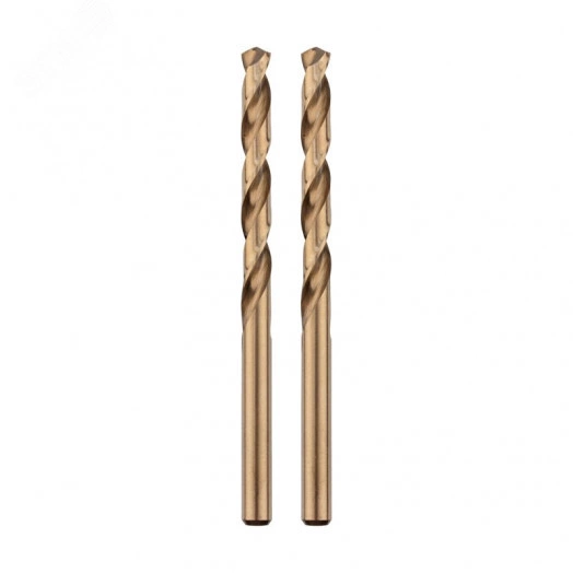Сверло по металлу 3.5х70х39 мм (сталь HSS-Co 5% M35 P6M5K5) (упак - 2 шт.) DIN 338