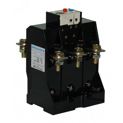 РТТ12-160  85-115А УХЛ4, 660В/50Гц, 1з+1р, автоматический и ручной возврат, IP00, реле тепловое токовое  (ЭТ)