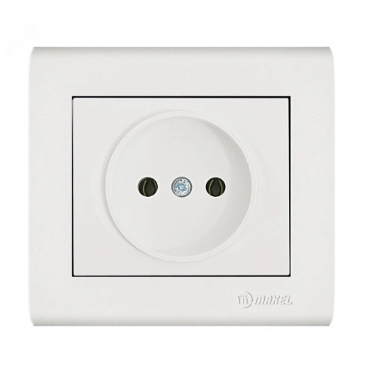 MANOLYA Розетка скрытая установка, без заземляющего контакта