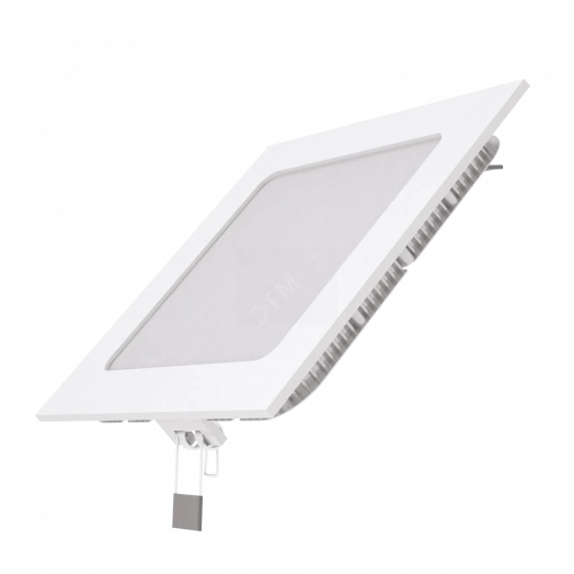 Светильник светодиодный встраиваемый ДВО-9 Вт 660  Лм 4000К квадрат IP20 монтажный d130х130 мм 145х145х22 мм 180-265 В Slim Gauss