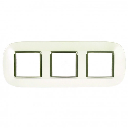 Axolute Рамка эллипс 3x2 модуля серебро