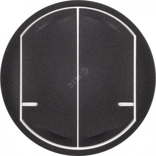 Лицевая панель для умного проводного/беспроводного 2-клавишного выключателя  коллекции Celiane with NETATMO