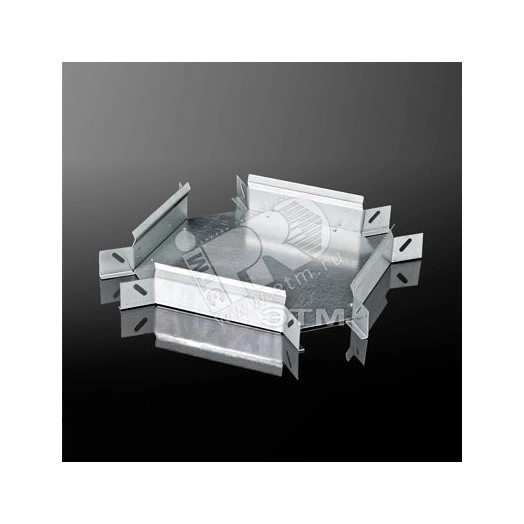 ЛКГу400х150 S=1,5мм Лоток крестообразный усиленный глухой полимерный