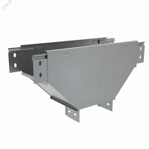 T-отвод вертикальный 50х100 мм вниз c разворотом трассы на 90 гр. ПЛЮС HD