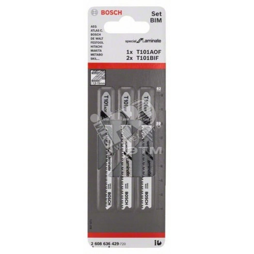 Пилка лобзиковая T 101 ВIF/T 101AOF