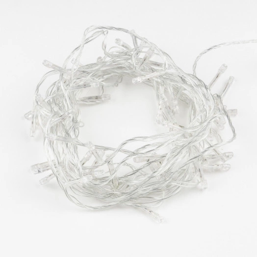 Гирлянда светодиодная 10м 100 светодиодов Синий свет Провод прозрачный ULD-S1000-100/DTA BLUE IP20