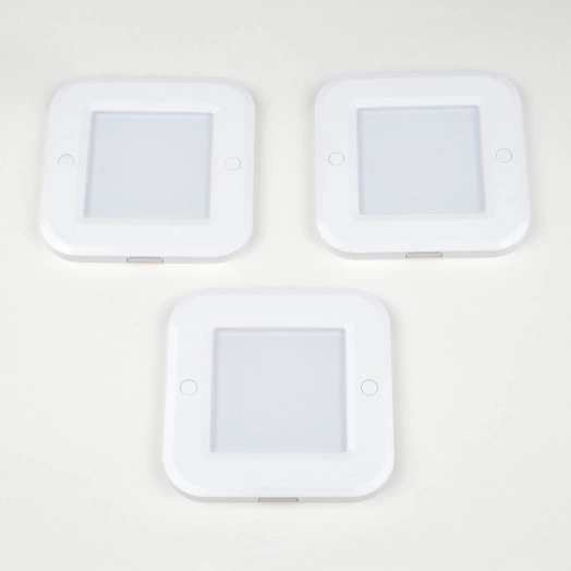 ULM-F41-6W/4200K/DIM SENSOR IP20 WHITE Светильник светодиодный накладной, ультратонкий с бесконтактным выключателем, диммер. Квадратный. 85х85х6,5мм. 255Lm. Белый. ТМ Uniel