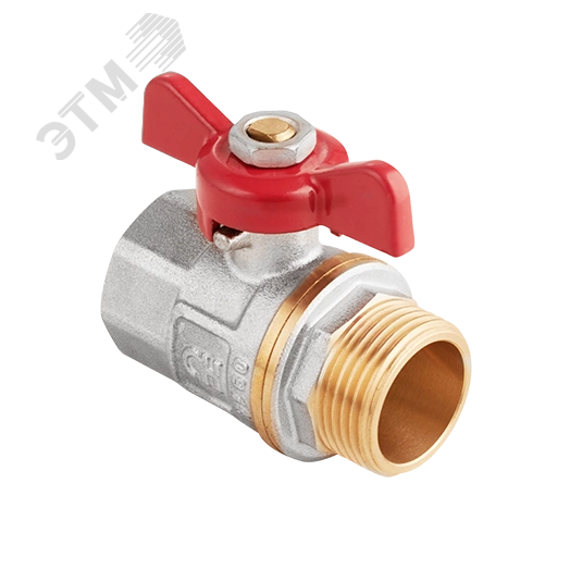 Кран шаровой полнопроходной 3/4' ВН, бабочка