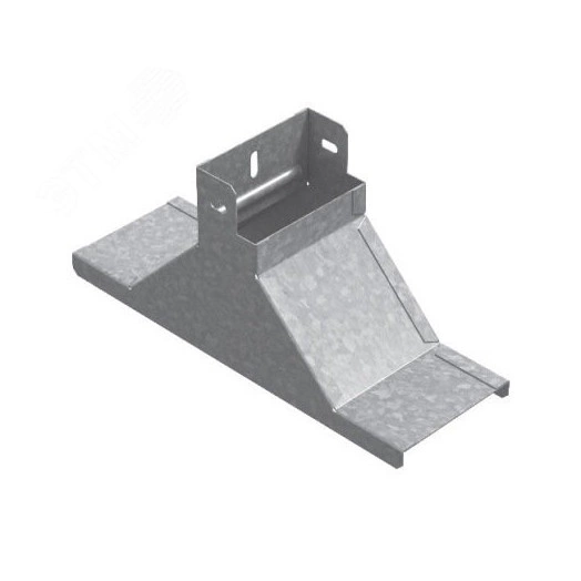 Крышка-ответвитель вертикальный к лотку 100х80, толщ. 1,0 мм, Сендзимир цинк