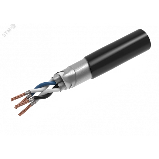 Кабель КУЭфМТКМУнг(А)-FRLS-ХЛ 2х(2х1)фТРТС