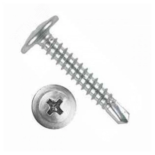 Саморез металл/металл 4.2х19 сверло цинк 100 шт