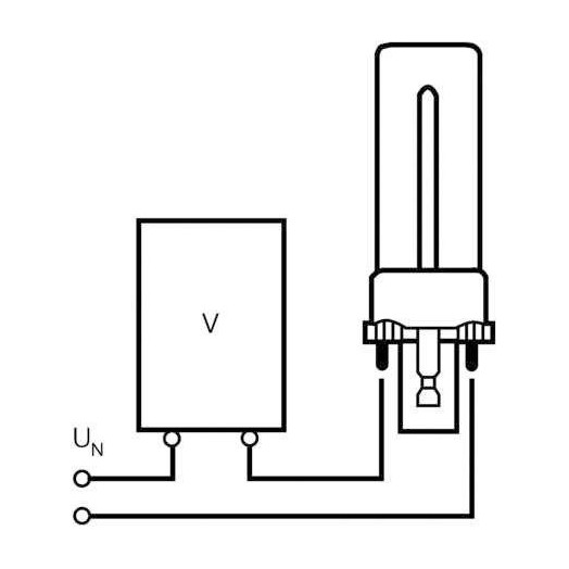 Лампа люминесцентная компакт. DULUX D 13W/840 G24d-1 OSRAM 4050300010625