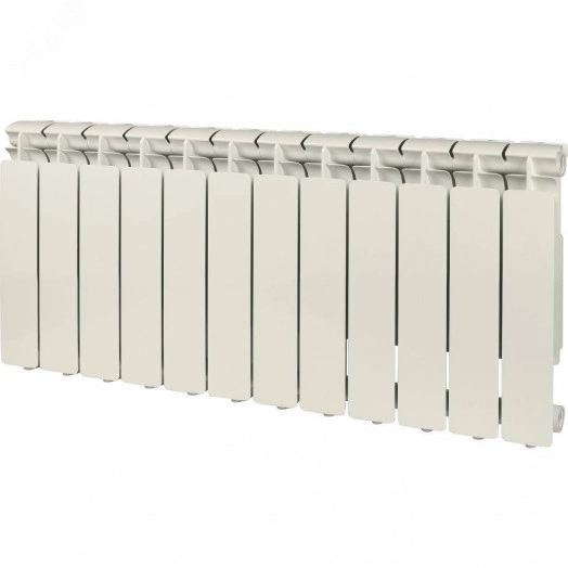 Радиатор алюминиевый секционный 350/80/12 боковое подключение