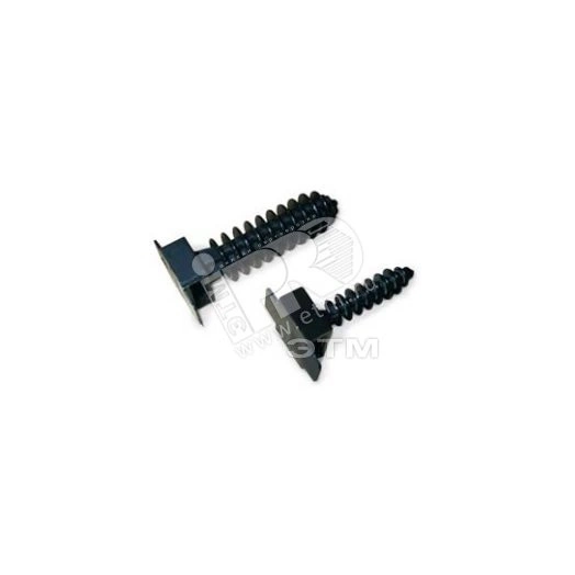 Дюбель для кабельной стяжки 8мм-10мм черный (100шт)