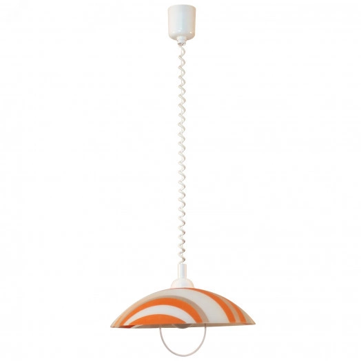Светильник Колорика Аделайн 410 НСБ 72-60 М52 мат.бел.-оранж.лифт белый ИУ