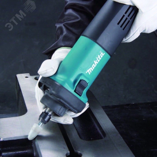 Шлифмашина прямая электрическая 400Вт, 25000об/м, цанга 3/6/8мм