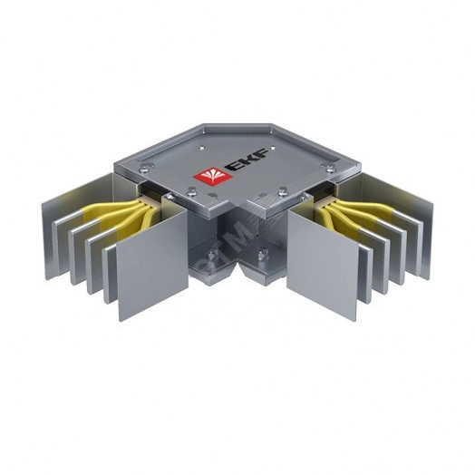 Угловая горизонтальная секция 400 А IP55 AL 3L+N+PE(КОРПУС)