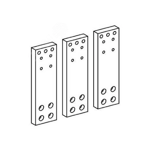 Запчасти для NW: 3p 08/16 переднее присоединение стац. комплект 3 коннектора