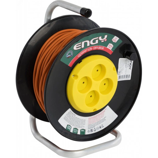 Удлинитель на раме ENGY, 'Премиум', 40м/1роз. (ПВС 2х0,75)