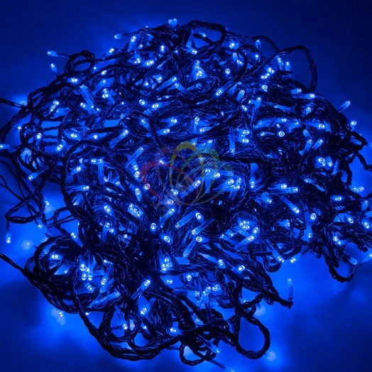 Гирлянда профессиональная LED ClipLight 2х4В 3 нити по 20 метров cиний