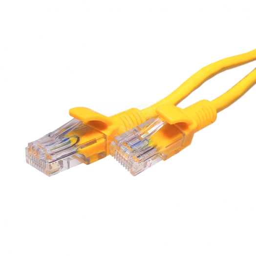 Патч-кордUTP 5e 4x2 26AWG (7x0.16mm) Cu LSZH желтый 0,5м