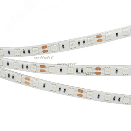 Лента LED RTW 2-5000SE 12V Green 2x (5060, 300 LED, LUX) (ARL, 14.4 Вт/м, IP65)