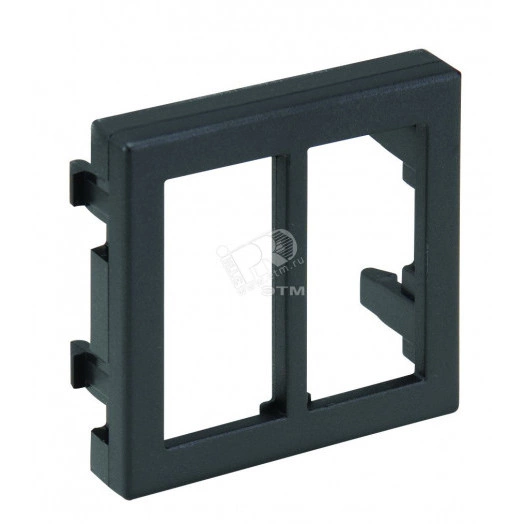 Connect Адаптер для 2 разъёмов CR0001-.. CR0002-.. 45х45мм белый