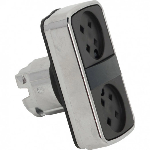 Головка кнопки двойная без вставок