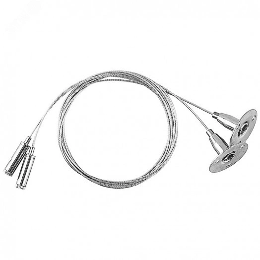 Комплект подвесов для AL2115 и шинопровода длина=150см (2шт) серебро