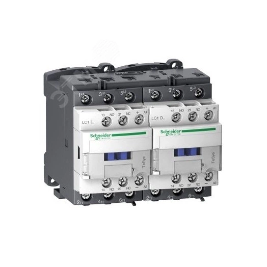 Пускатель магнитный 32А = 24B реверсивный 1НО+1НЗ