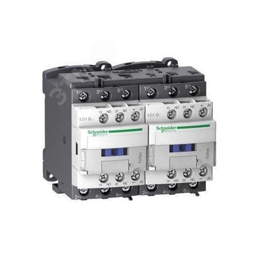 Пускатель магнитный 32А = 24B реверсивный 1НО+1НЗ