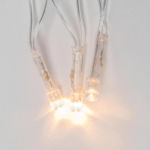 Гирлянда светодиодная 25м 20 светодиодов Теплый белый свет Провод прозрачный ULD-S0250-020/STA WARM WHITE IP20