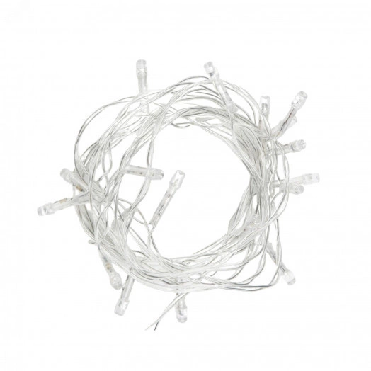 Гирлянда светодиодная 25м 20 светодиодов Теплый белый свет Провод прозрачный ULD-S0250-020/STA WARM WHITE IP20