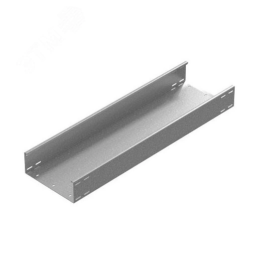 Промышленный лоток кабельный неперфорированный 600х110х3000, толщ. 2,0 мм, Сендзимир цинк