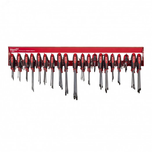 Планка на стенд с отвертками магнитными с трехгранной рукояткой