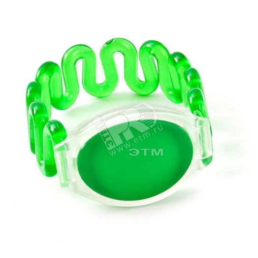 Браслет ремешок змейка непрозрачная крышка IL-13E зеленый