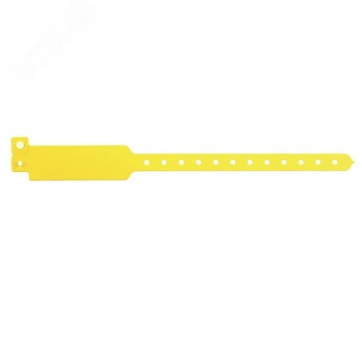 Браслет IL-25E, одноразовый, мягкий ПВХ (Желтый).