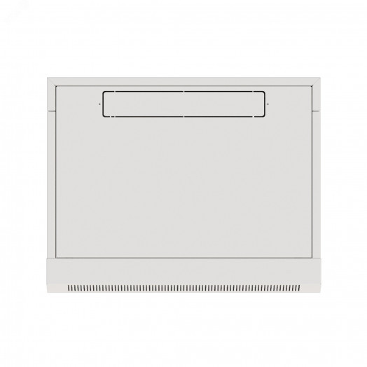 Шкаф настенный телекоммуникационный NTSS W 6U 600х600х370мм, 2 профиля 19, дверь сплошная металл, боковые стенки съемные, разобранный, серый RAL 7035