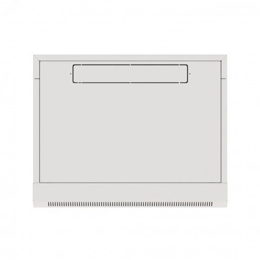 Шкаф настенный телекоммуникационный NTSS W 6U 600х600х370мм, 2 профиля 19, дверь сплошная металл, боковые стенки съемные, разобранный, серый RAL 7035