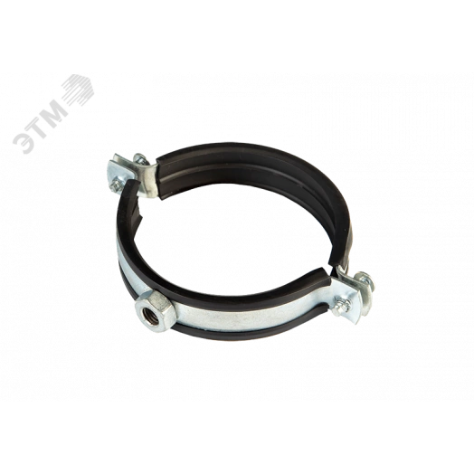 Хомут трубный с рез.профилем (195-208мм) 7' M10 оцинкованный