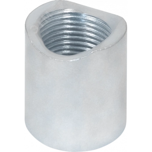 Муфта приварная с фрезеровкой оцинкованная 35*15