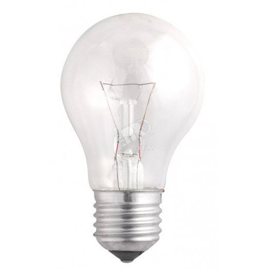 Лампа накаливания A55 240V 60W E27 clear (Б 230-60-5)